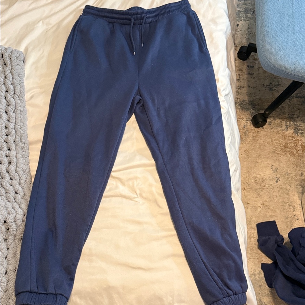 Blue Jogger Sweatpants